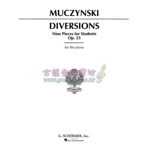 Muczynski Diversions Op. 23 for Piano Solo