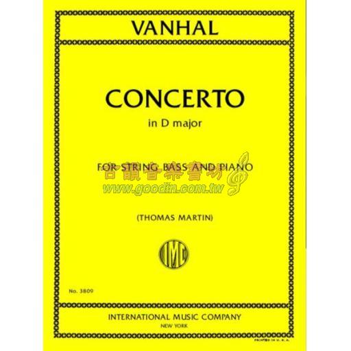 *Vanhal Concerto in D Major for String Bass and Piano