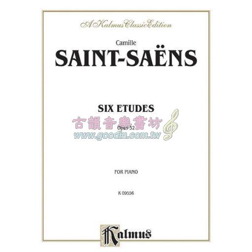 Saint-Saëns Six Etudes Op. 52 for Piano