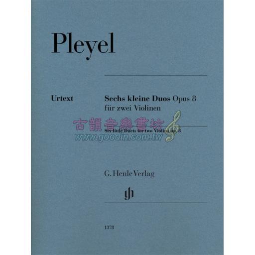 Pleyel Six little Duets Op. 8 for 2 Violins