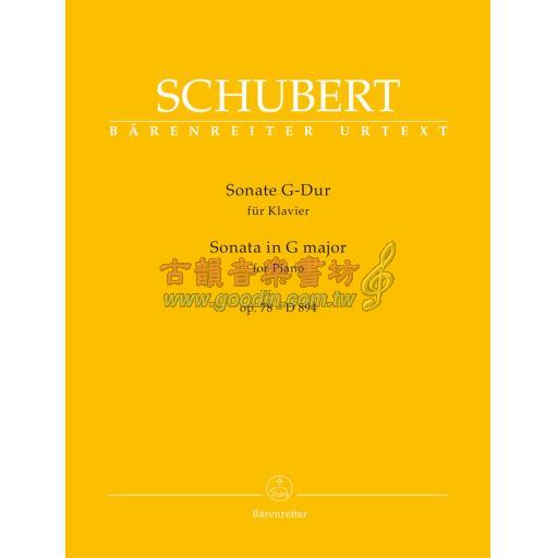Schubert Sonata for Pianoforte in G Major Op. 78 D 894 for Piano