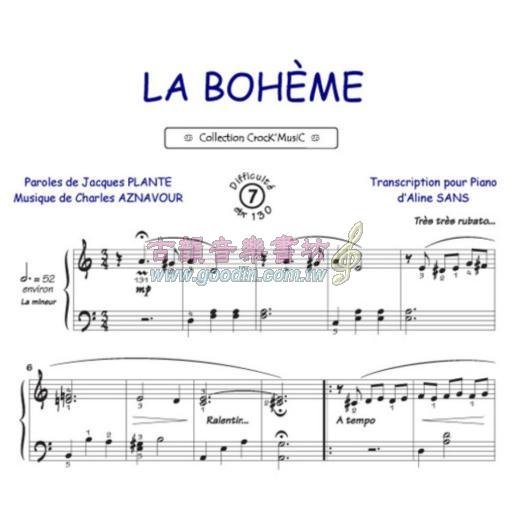 Charles Aznavour - La Bohème for Piano