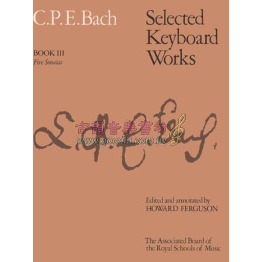 Bach Selected Keyboard Works, Book III: Five Sonatas