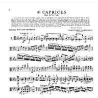 *Campagnoli 41 Caprices Op. 22 for Viola Solo