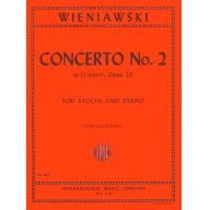 Wieniawski Concerto No.2 in D minor Op.22 for Violin and Piano