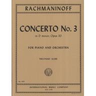 Rachmaninoff Concerto No. 3 in D minor Op.30 for 2...