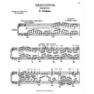 Schumann Dedication (Widmung)