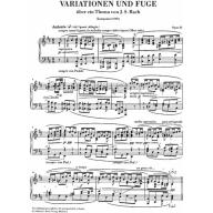 Max Reger - Variations and Fugue on a Theme by J. S. Bach Op. 81 for Piano Solo