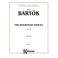 Bartók Two Roumanian Dances Op. 8A for Piano