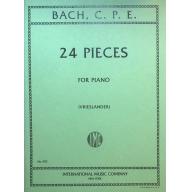 Bach 24 Pieces for Piano Solo