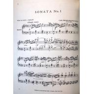 Bach Six Sonatas for Piano Solo
