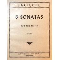 Bach Six Sonatas for Piano Solo