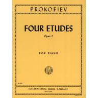 Prokofiev Four Etudes Op. 2 for Piano