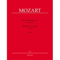Mozart Concert Rondo in A Major K. 386 for Piano