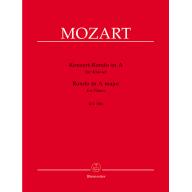 Mozart Concert Rondo in A Major K. 386 for Piano