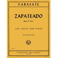 *Sarasate Zapateado Op. 23 No. 2 for Violin and Piano