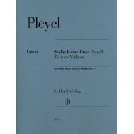 Pleyel Six little Duets Op. 8 for 2 Violins