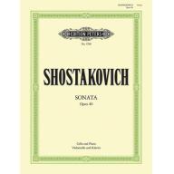 Shostakovich Sonata Op. 40 for Cello and Piano