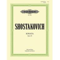 Shostakovich Sonata Op. 40 for Cello and Piano <售缺>