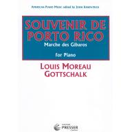 Gottschalk Souvenir De Porto Rico for Piano