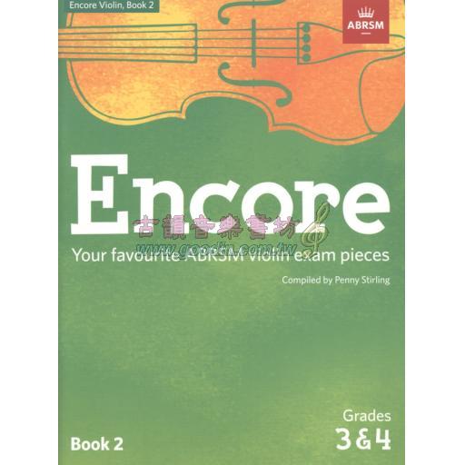 <特價> ABRSM 英國皇家 Encore Violin Book 2, Grades 3 & 4