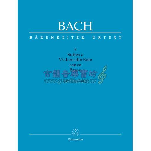 【特價】Bach 6 Suites a Violoncello Solo senza Basso BWV 1007-1012