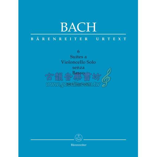 【特價】Bach 6 Suites a Violoncello Solo senza Basso BWV 1007-1012