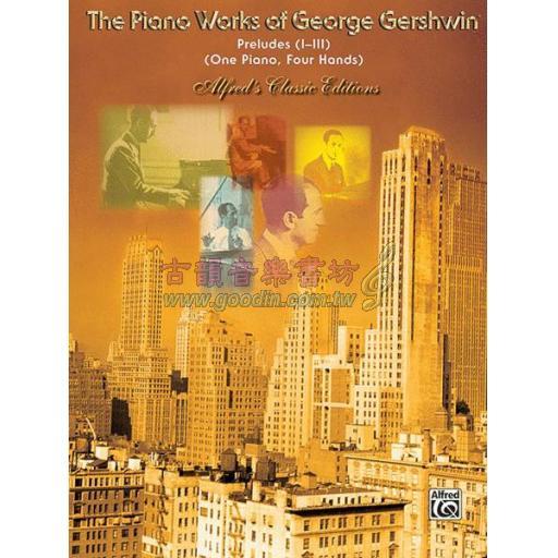 Gershwin Preludes for 1 Piano, 4 Hands