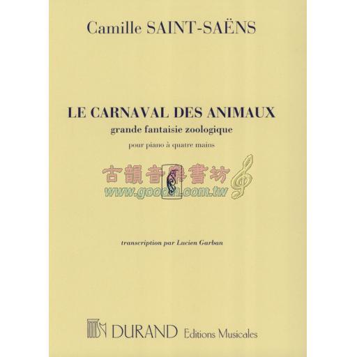 Saint-Saëns Le Carnaval des Animaux (Carnival of the Animals) for 1 Piano, 4 Hands <售缺>