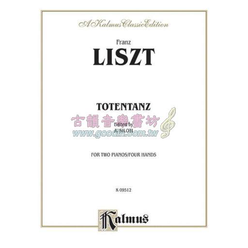 Liszt Totentanz (Danse Macabre) for 2 Pianos, 4 Hands