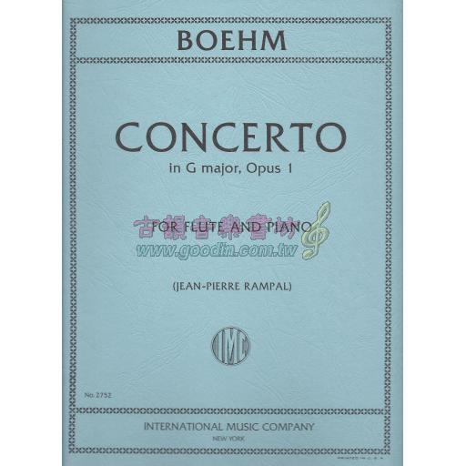 Boehm Concerto in G Major Op. 1 for Flute and Piano