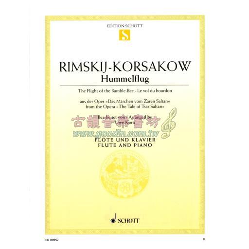 Rimsky-Korsakov Hummelflug (The Flight of the Bumble-Bee) for Flute and Piano