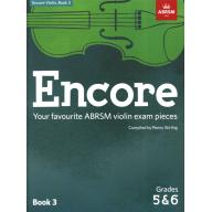 <特價> ABRSM 英國皇家 Encore Violin Book 3, Grades 5 & 6