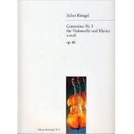 Klengel Concertino No. 3 in A Minor Op. 46 for Cello and Piano