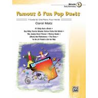 Famous & Fun Pop Duets, Book 1 (1 Piano, 4 Hands)