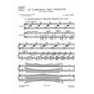 Saint-Saëns Le Carnaval des Animaux (Carnival of the Animals) for 1 Piano, 4 Hands