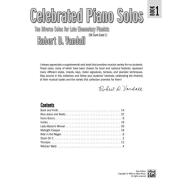 Celebrated Piano Solos, Book 1