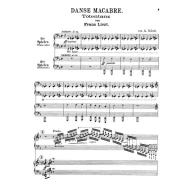 Liszt Totentanz (Danse Macabre) for 2 Pianos, 4 Hands