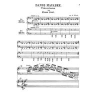 Liszt Totentanz (Danse Macabre) for 2 Pianos, 4 Hands
