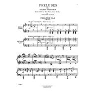 Gershwin Preludes (I-III) for 2 Pianos, 4 Hands