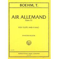 Boehm Air Allemand Op. 22 for Flute and Piano