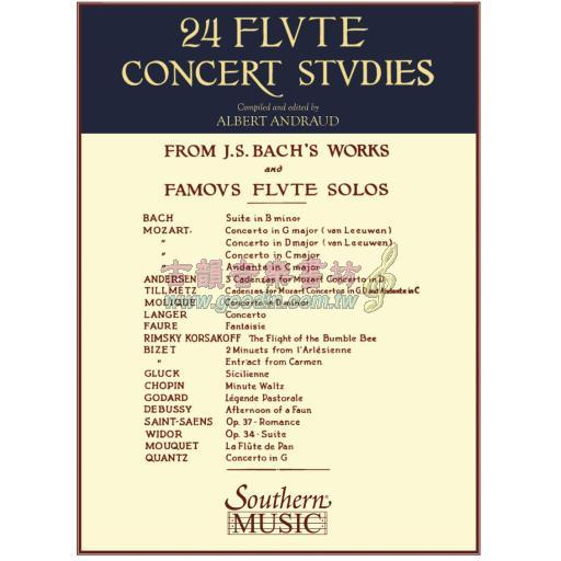 24 Flute Concert Studies