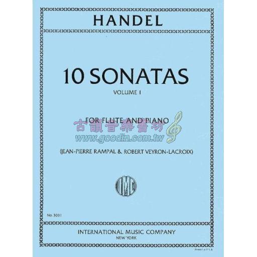 Handel Ten Sonatas Volume I for Flute and Piano