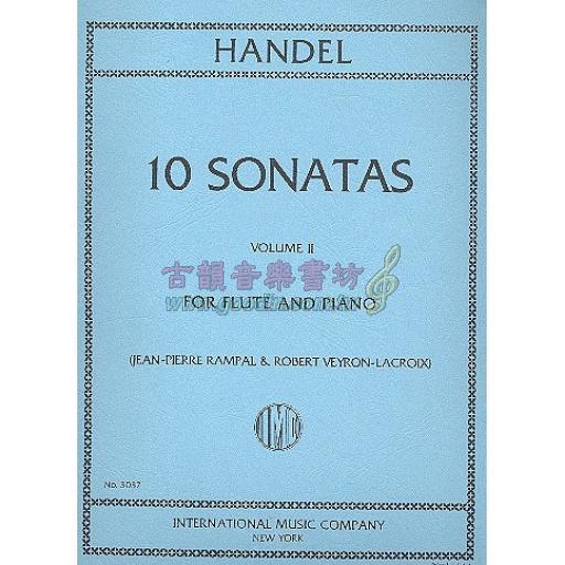 Handel Ten Sonatas Volume II for Flute and Piano