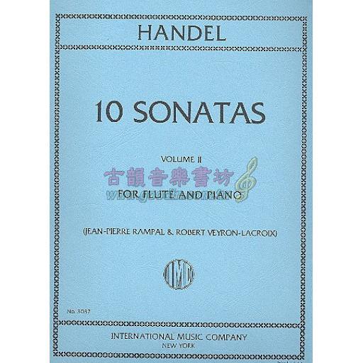 Handel Ten Sonatas Volume II for Flute and Piano