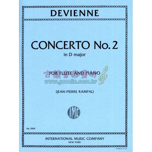 *Devienne Concerto No. 2 in D Major for Flute and Piano