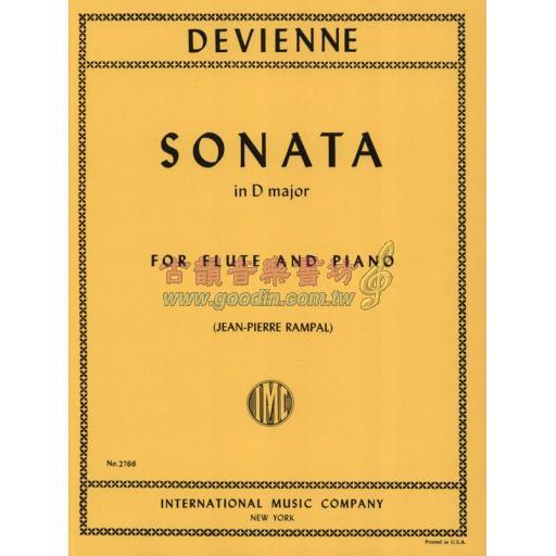 Devienne Sonata in D Major Op. 68, No. 1 for Flute and Piano