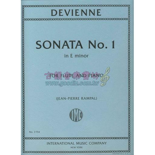 *Devienne Sonata in E Minor Op. 58, No. 1 for Flute and Piano