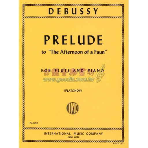 Debussy Prelude to "The Afternoon of a Faun" for Flute and Piano
