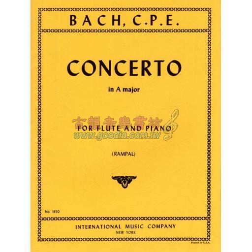 C.P.E. Bach Concerto in A Major for Flute and Piano